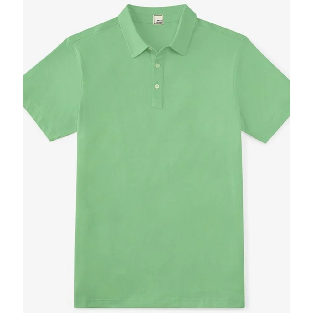 Swet Tailor All-In Polo Short Sleeve Shirt Size Large Color Pistachio Green NWT